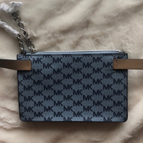 MICHAEL KORS WAIST PULL CHAIN BELT BAG M NWT - Picture 4 of 8